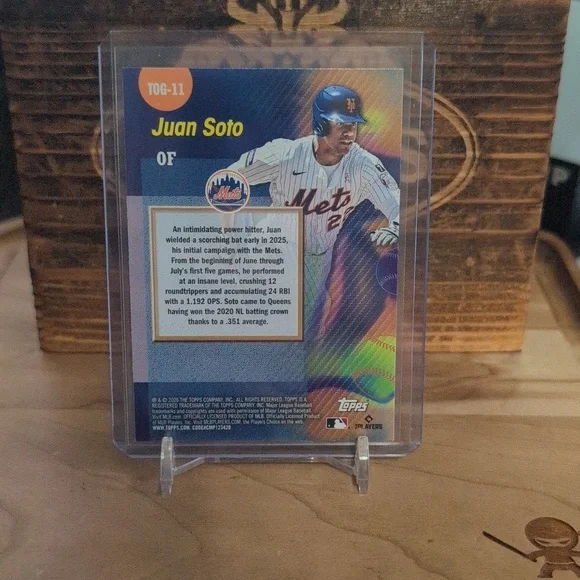 2026 Topps Juan Soto Titans Of The Game Mets - Picture 2 of 2